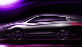Набросок автомобиля Infiniti JX