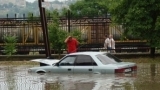 В Кишиневе утренний ливень перекрыл движение