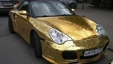 Золотой Porsche!