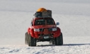 Toyota отправила четыре пикапа Hilux через Антарктику